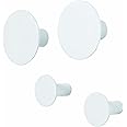 blomus PONTO Wall Hooks - Set of 4 - Lily White