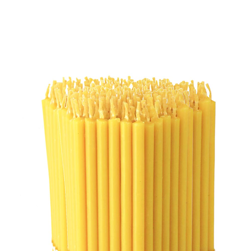 NKlaus - Altar Candles Ritual Candles with Wax additive soot Free - Long 14cm - 487g (Approx. 150 pcs.) 36269