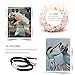 2Pcs 8 infinity Couple Braided Leather Luck Bracelet Handcrafted Stainless Steel Infinity Friendship Rope Bracelet Set Adjustable for Women Girl (black without card)
