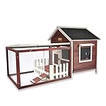 Advantek The White Picket Fence Rabbit Hutch