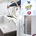 DRAIN EAZI TasiHome Best Hygienic Disposable Hair Catcher and in-Drain Hair Collector for All Showers, Baths, Basins 8 Pack