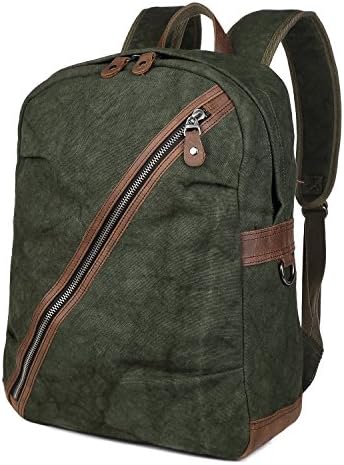 Ubager Casual Laptop/ Computer Backpack Highschool Massenger Shoulder Handbag (DarkGreen)
