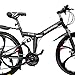 Outroad Mountain Bike 6 Spoke 21 Speed 700CC Double Disc Brake Folding Bike (Black/Orange)thumb 1