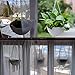 HMANE Hanging Flower Plant Pot, Chain Plastic Basket Planter Holder Patio Home Decoration