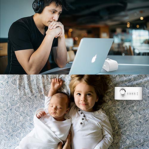 White Noise Sound Machine for Sleeping,Wandwoo 26 Smoothing Nature White Noise Machine for Baby,Auto-Timer for Adult,Travelling,Office Privacy.