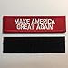 SpaceAuto 3D Embroidery Make America Great Again Military Tactical Morale Badge Emblem Hook & Loop Patch 3.94