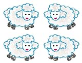 Dazzle Stickers Lambs 96/pk Acid &