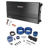 Package: MB Quart DA1-1200.2 1200 Watt RMS 2 Channel Class D Car Audio Discus Amplifier + Rockville RWK41 4 Gauge 2 Channel Complete Wire Kit With RCA Cables