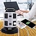 Asgens Power Strip,7 Way Outlets With 2 USB Port Charger 110-250V Charging Station Smart Power 2 Layers Socket Tower With 8.2 ft Extendable Cord