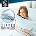 CushyBeds Smooth Zippered Pillow Protector 100% Waterproof