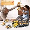 DIYARTS-Construction-Toys-Sets-Children-Metal-Play-Vehicles-Tractor-Dump-Truck-Excavator-Tow-Diecast-Car-Toy-for-Age-3-Years-and-Up-Boys-and-Girls-C DIYARTS Construction Toys Sets Children Metal Play Vehicles Tractor Dump Truck Excavator Tow Diecast Car Toy for Age 3 Years and Up Boys and Girls (C)