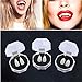 TissueDeep 3 Pairs Vampire Fangs Teeth - Dentures Fake Braces Cosplay Props Halloween Costume Accessory Props Party Favors