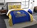Golden State Warriors - 3 Piece FULL / QUEEN SIZE Printed Comforter & Shams - Entire Set Includes: 1 Full / Queen Comforter (86" x 86") & 2 Pillow Shams - NBA Basketball Bedding Bedroom Accessories