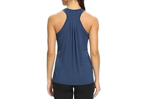 Bestisun Workout Tops for Women Loose fit Racerback Tank Tops Yoga Running Shirts Dance Tops