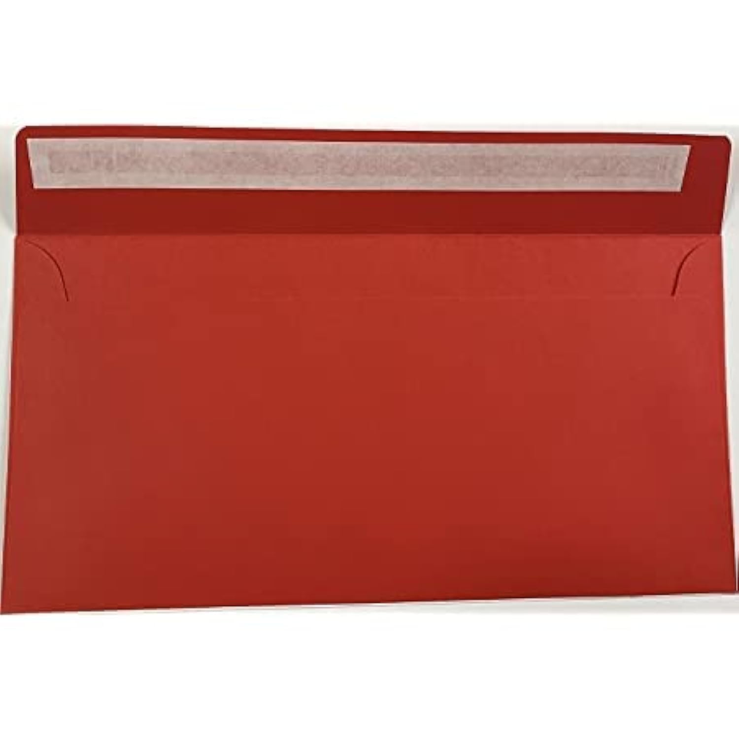 DL Coloured Envelopes for Greeting Cards Wedding Invitations & Crafts (110x220mm) Pack of 100 (Red Peel & Seal) โ image 1