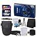 Canon PowerShot ELPH 190 is Digital Camera (Blue) + Transcend 32GB Memory Card + Camera Case + USB Card Reader + Screen Protectors + Memory Card Wallet + Cleaning Pen + Great Value Accessory Bundle