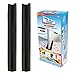 Twin Draft Guard 60234-DNA, Black Extreme, Original, Set of 2, Year-Round Insulator, Trademarked and Patented Under Door Draft Stopper