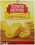 Keebler, Town House, Snack Crackers, Light and Buttery, Original, 13.8 oz Box