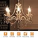 Dimmable E12 Candelabra LED Bulbs 40W Equivalent, 2700K Warm White, 4W Filament LED Chandelier Light Bulbs, CA11 Vintage Edison Clear Candle Bulbs, 25000+ Hours Lifespan, No Flicker, Pack of 12