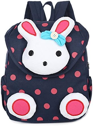 DuuToo Baby School Bag 3D Cute Rabbit Toddler Rucksack Kid Backpack for Kindergarten Schoolbag,Dark Blue