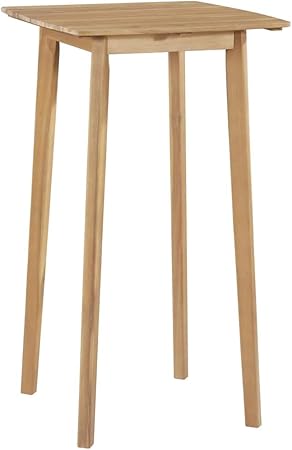 Festnight Bartisch Holz Stehtisch Garten Bistrotisch Rustikal Holzstehtisch Gartentisch Braun Massives Akazienholz 60 X 60 X 105 Cm Amazon De Kuche Haushalt