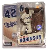 Cooperstown Series 3 Jackie Robinson: Brooklyn Dodgers White Jersey w/Blue Lettering by T M P Intl