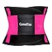 Camellias Women's Waist Trainer Belt Body Shaper Belly Wrap Weight Loss Training Corset Cincher Trimmer Tummy Compression Slimmer Band for Workout Gym Fitness, SZ8002-Rose-2XL