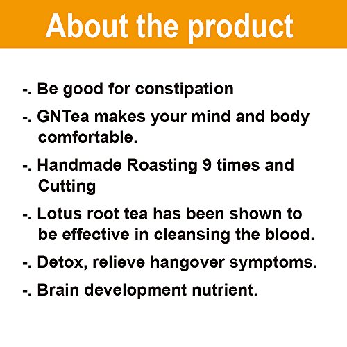 [GNTea] Lotus Root tea (bulk) 0.7oz, Korea tea, new fresh, Comfortable mind and body, Cleansing the blood, Handmade Roasting - Thumbnail 4