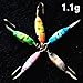 Krazywolf 25 Pieces Glow in Dark Ice Fishing Jig Kit