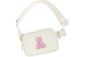 Uygafly Easter Birthday Gifts for 5 6 7 8 9 10 11 12 13 Year Old Girls,Cute Teen Trendy Stuff Belt Bag for Women Girls Kids,Fanny Pack Crossbody Bags Waist Packs Girls Essentials - Cream Bag,A