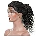 EAYON HAIR 360 Lace Frontal Wigs for Black Women Pre Plucked Brazilian Remy Full Frontal Human Hair Wigs with Baby Hair 150 density 20inch Natural Color