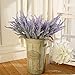 Luyue 8 Pack Artificial Lavender Flowers Bouquet Fake Lavender Plant Bundle for Wedding Home Decor Garden Patio Decoration