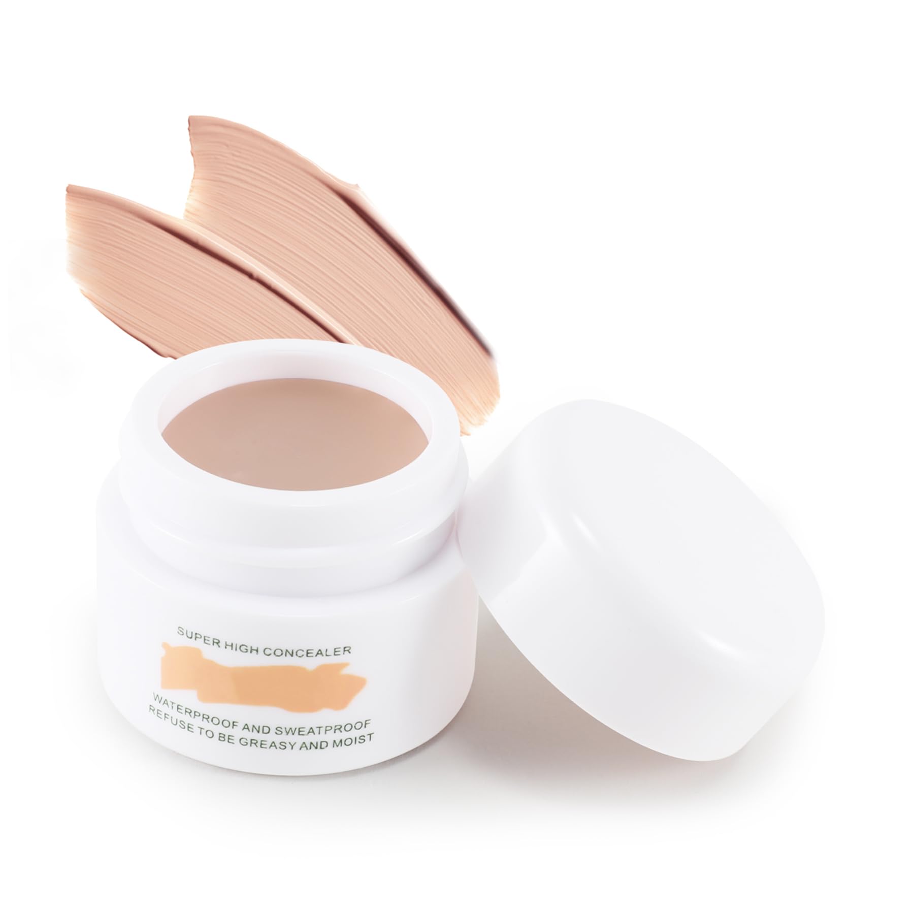 Boobeen Concealer Cream - Full Coverage Natural Beige for Scars, Bruises, Dark Circles & More