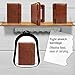 AUAUA Kindle Paperwhite Case -with Card Slot Hand Strap PU Leather Cover Perfectly Fit All-New Amazon Kindle Paperwhite (Fits All 2012, 2013, 2015 and 2016 Versions) (Card Slot,Brown)