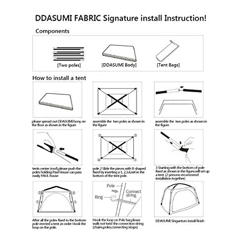 Likary Queen Size Bed Tent, Indoor Privacy Tent, Portable Pop Up