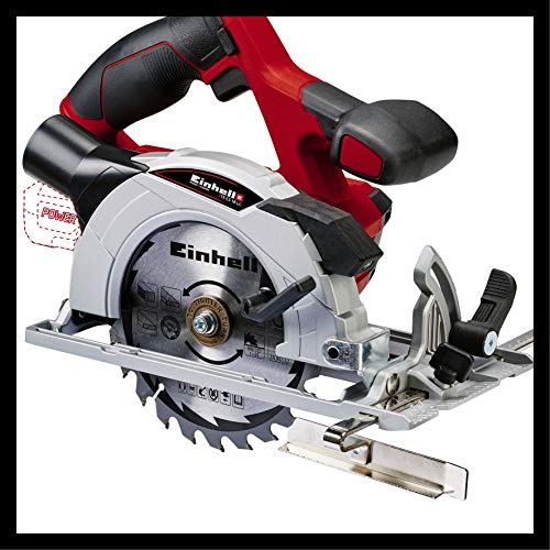 Einhell Akku-Handkreissäge TE-CS 18 Li-Solo Power X-Change (Lithium-Ionen, Staubabsaugadapter, Spindelarretierung, Alu… – Bild 6