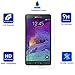 Samsung Galaxy Note 4 Tempered Glass Screen Protector - JOTO Galaxy Note 4 0.33 mm Round (1 Pack)