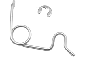 Zreneyfex Fuel Door Pocket Spring, 77305-0C050 77305-0C060 Fuel Door Spring Stainless Steel Gas Door Spring Repair Replacemen