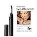 NIPOO Eyelash Curler with Comb - Heated Eyelash Curler Electric Eyelash Brush with Dual Temperature and Fast Heated Function, Growth - Massage Wand, Black