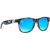 Blenders Eyewear M Class X2 – Polarized Sunglasses – Round Lens, Spring Loaded Hinge – 100% UV Protection – For Men & Women – Psycho Cat