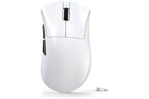 ATTACK SHARK V3 Ultra-Light Wireless Gaming Mouse,PAW3311 Sensor, 500mAh, 62g, 25KDPI 2.4G/BT/USB-C Rechargeable Wireless Mou