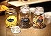 3 Sets Glass Canisters with Chalkboad Glass Storage Jar with Airtight Lid,Food Storage Containers,34/43/54-oz,6 Chalkboard Labels & Chalk Marker Included