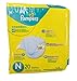 Pampers Swaddlers Diapers, Newborn, 20 Count Pack of 2 (Total of 40 Pampers) - Pampers Sensitive Wipes Travel Pack 56 Count.