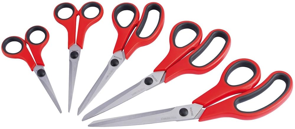 Draper Redline 67835 Household Scissor Set (5-Piece)