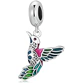VOROCO Butterfly Dragonfly Cat Charm for Bracelet Cute Animal Collection Bead & Charm for Women Girls 925 Sterling Silver Pendant & Dangle Charm Jewelry for Bracelet and Necklace