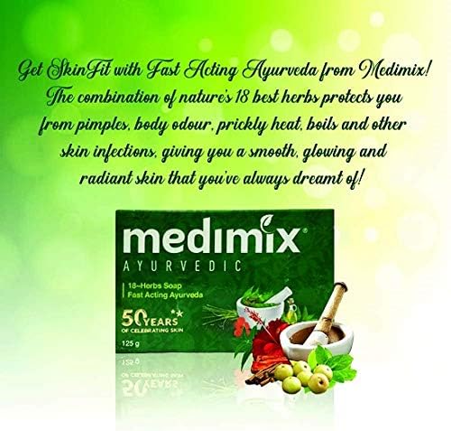 Medimix Real Ayurvedic Soap 125G -Pack Of 6, 125 g (Pack of 6) - Image 4