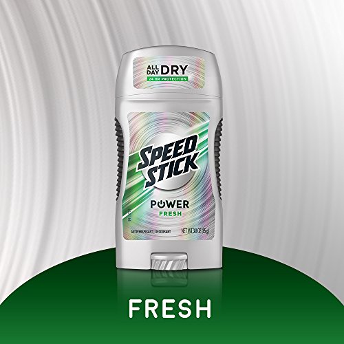 Speed Stick Power Antiperspirant Deodorant for Men, Fresh - 3 Ounce (Pack of 6) - Thumbnail 7