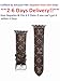 38/40MM Compatible Apple Watch Straps, Luxury Fashion PU Leather Classic Wrist Bands for Women and Men, Replacement for Apple Watch Series 4 3 2 1 38mm (fit for 40mm) (Small Monogram)