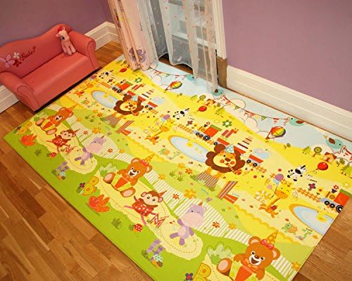 Babylynn baby play mat,kids play mat,infant play mat,foam mat,floor mat,play mat non toxic,play mat waterproof,large play mat,Creeping mat,playpen mat,activity mat (S, Party)