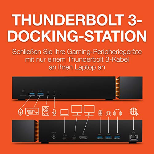 Seagate FireCuda Gaming Dock, 4 TB HDD, Thunderbolt 3-Dock, PC-Gaming, NVMe-SSD erweiterbar, LED Beleuchtung, inkl. 3… – Bild 4
